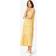 Noa Noa Dima Floral Print Tiered Halter Neck Maxi Dress, Yellow/Peach