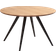 Dan Form Eclipse Oak Veneer/Black Spisebord 120cm