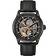 Bulova Automatic Sutton Black Leather 43mm, A Macy's Exclusive Black Black