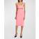 Victoria Beckham VB Body high-rise knit midi skirt pink