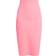 Victoria Beckham VB Body high-rise knit midi skirt pink