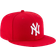 New Era Yankees 59Fifty Basic Cap Men's - Scarlet/White/Black