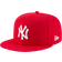 New Era Yankees 59Fifty Basic Cap Men's - Scarlet/White/Black