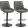 Homcom Adjustable Grey Bar Stool 117cm 2pcs