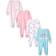 Gerber Gerber Baby Girl Sleep n Play Footed Pajamas 4-Pack