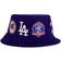 New Era LA Dodgers Cooperstown Patch Bucket Hat, Blue