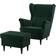 IKEA STRANDMON Dark Green Fåtölj 101cm