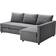IKEA FRIHETEN Dark Grey Sofa 230cm 3 Seater