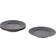 IKEA STRIMMIG Tallrik, stengods Flat tallrik 27cm 4st