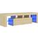 vidaXL Cabinet with Led Lights Sonoma Oak TV-bord 140x40cm