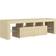 vidaXL Cabinet with Led Lights Sonoma Oak Fernsehschrank 140x40cm