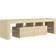 vidaXL Cabinet with Led Lights Sonoma Oak TV-bord 140x40cm