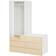 IKEA PLATSA with 1 Door and 6 Drawer White Garderob 120x181.1cm