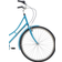 Raleigh Darlington 7G 2023 - Glossy Light Blue Damcykel