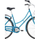 Raleigh Darlington 7G 2023 - Glossy Light Blue Damcykel