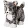 IKEA LILLEPLUTT Mjukdjur, katt grå vit