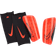 Nike Mercurial Guard, benskydd, fotball BRIGHT CRIMSON/BLACK