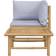 vidaXL 2 Loungeset, Bord inkl. 2 Stolar