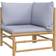 vidaXL 2 Loungeset, Bord inkl. 2 Stolar