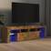 vidaXL Cabinet with Led Lights Smoked Oak TV-bänk 140x40cm