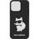 Karl Lagerfeld KLHCP14L3DRKHNK iPhone 14 Pro 6.1 czarny/black hardcase Rubber Choupette 3D