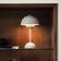 &Tradition Flowerpot VP3 Glossy White Bordslampa 50cm