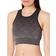 Smartwool Women's Bra Intraknit Crop-BH für Damen, Black Heather