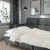 IKEA Fammarp Black/Grey Sofa 274cm 3-Sitzer