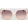 Guess Solbriller Gu7921-H 57F - Frosted Beige/Brown