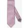 Eton Mens Red Textured Geometric-design Silk tie