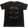 ROCK OFF Patched up Vintage Finish T Shirt Black