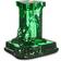 Kosta Boda Rocky Baroque Emerald Bougeoir 15cm