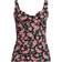 Lands' End V-Neck Wrap Tankini Top, Women - Black