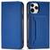 Hurtel Magnet Card Case case for iPhone 12 card wallet case card stand blue