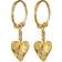 Maanesten Hestia Earrings - Gold/Transparent