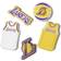 Crocs NBA Los Angeles Lakers Jibbitz 5-pack