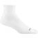 Darn Tough Men's Run Quarter Ultra Lightweight Running Socks - White