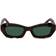 Off-White Elegant Cat Eye Solbriller -
