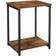 Vasagle Rustic Brown Industrial Side Tables Set of 2 Small Table