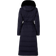 Áhkká Dunkappa Long Down Coat - Dark Navy Blue