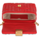 Balmain Logo Detail Leather Crossbody Bag - Rouge