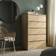 IKEA MALM White Stained Oak Kommode 80x123cm