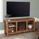 Walker Edison Wren Classic 4 Cubby Fireplace Barnwood TV Bench 70x24"