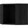 IKEA Metod Wood Pattern Black Vitrinskåp