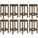 vidaXL 9 Garden Honey Pine Outdoor Bar Set, Table incl. 8 Chairs