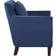 Lexicon Orbit Navy Blue Lounge Chair 35"