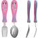 Zak Designs Disney Minnie Kid Flatware Set with Fun Character