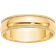 Bloomingdale's Milgrain Half Round Wedding Band - Gold