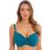 Fantasie Womens 6355 Ottawa Underwired Wrap Front Full Cup Bikini Top Blue Elastane