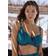 Fantasie Womens 6355 Ottawa Underwired Wrap Front Full Cup Bikini Top Blue Elastane